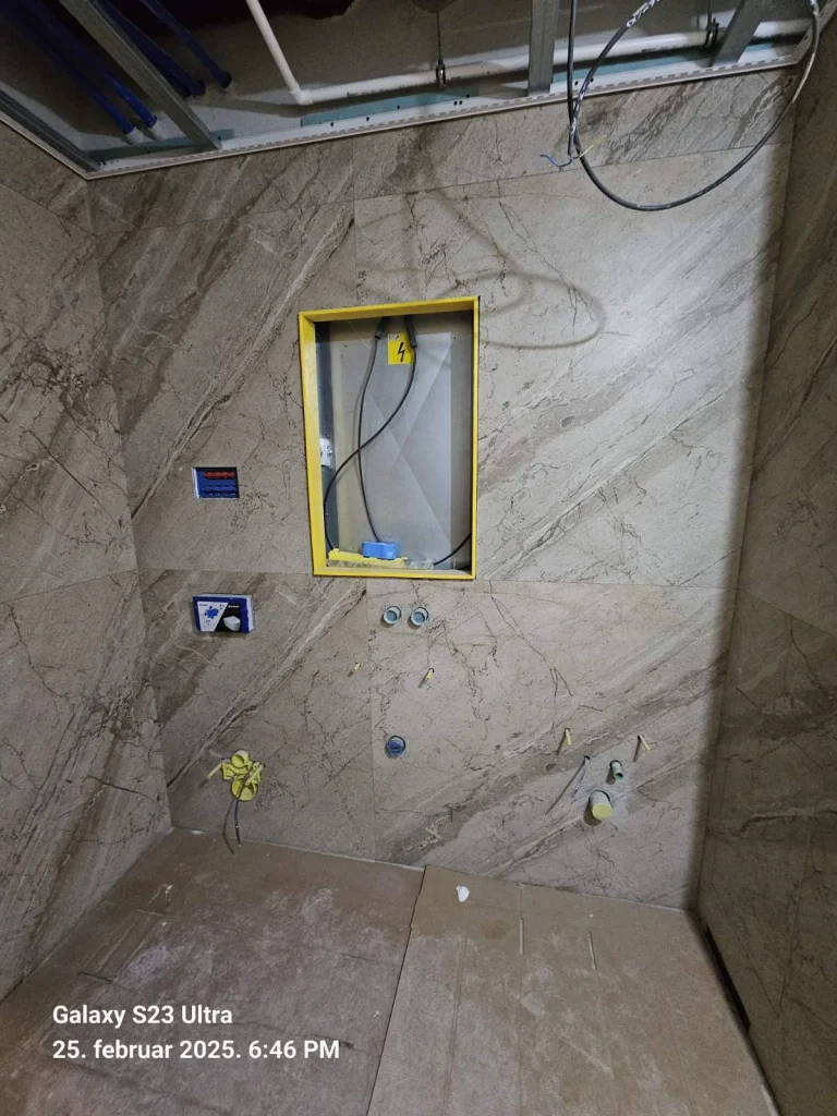 Završena keramika, sledi ugradnja AquaClean-a