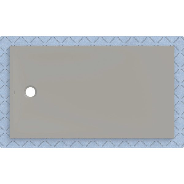 Geberit CleanFloor30 tuš podloga siva, sa zaptivnim vlaknom, integrisana