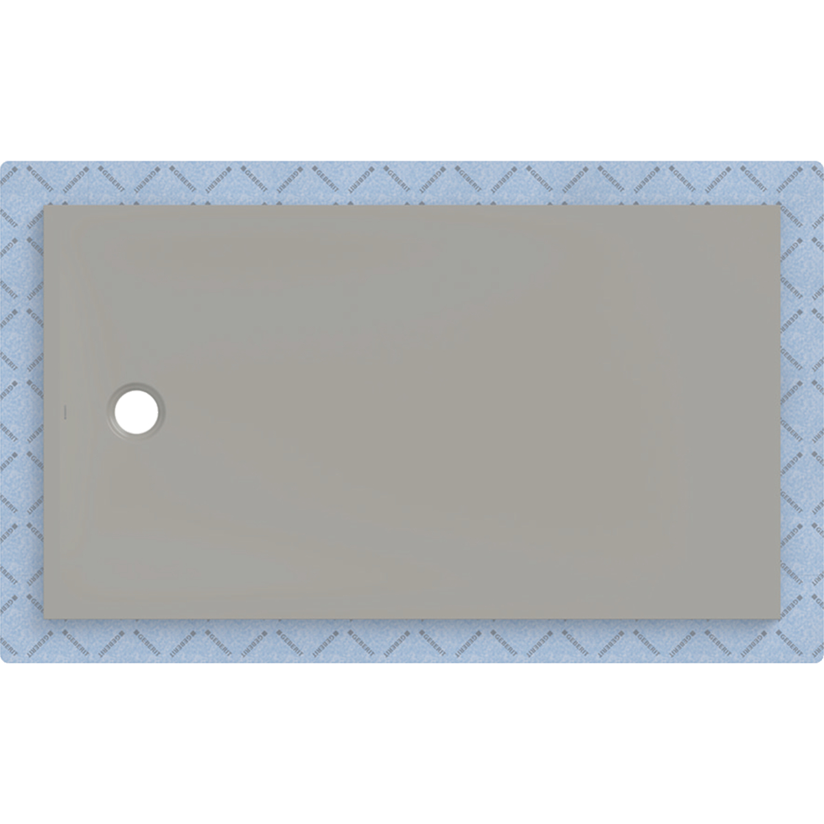 551.017.29.1 Geberit CleanFloor30 tuš podloga siva, sa zaptivnim vlaknom, integrisana