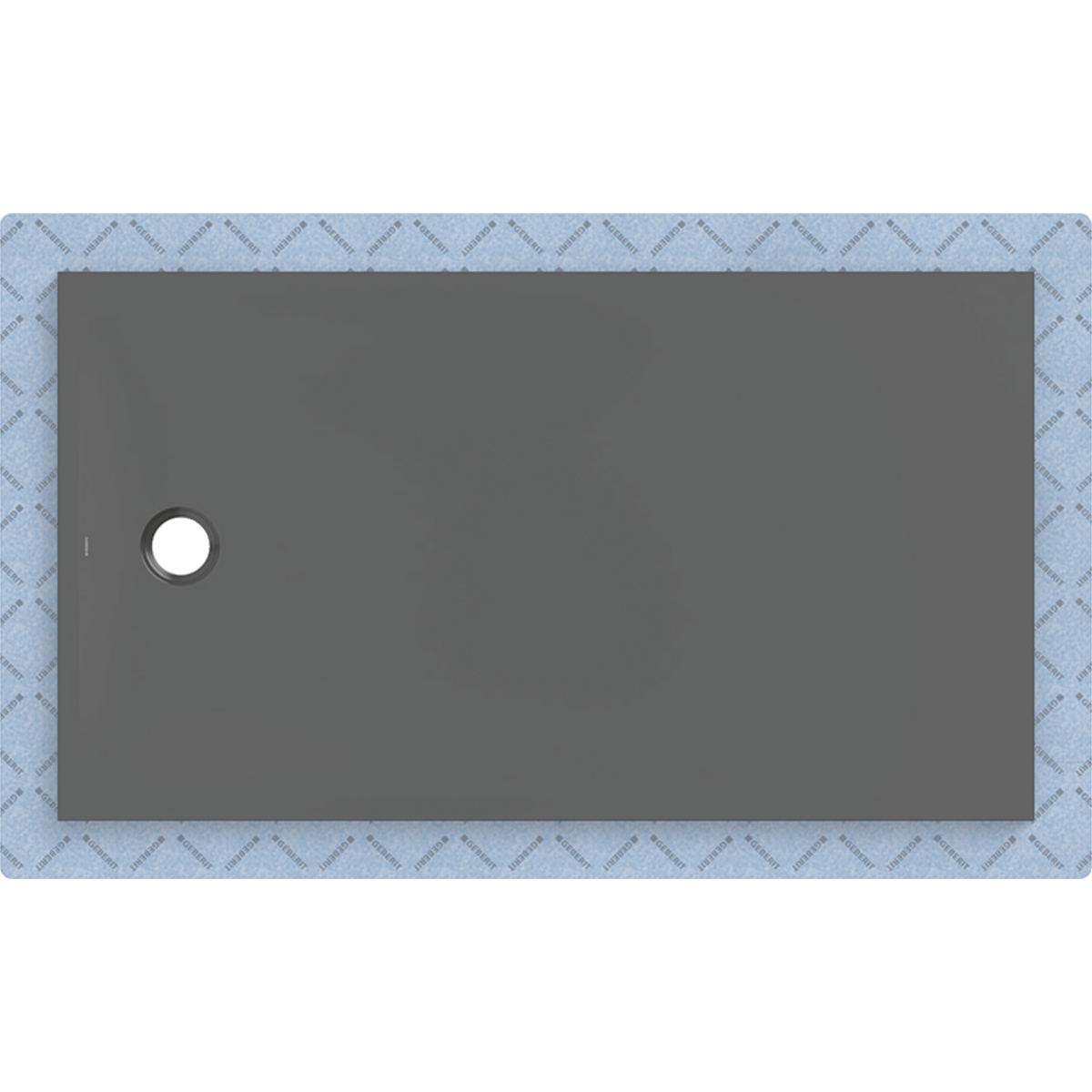 551.117.DM.1 Geberit CleanFloor30 tuš podloga grafitna, sa zaptivnim vlaknom