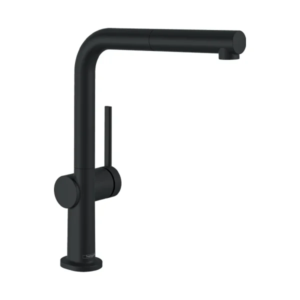 Hansgrohe Talis M54 270 baterija za sudoperu sa tušem, matt black. Crevo za tuširanje koji se može zaključati. (72808670)