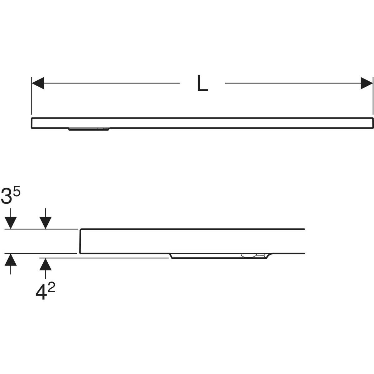 551.226.00.1teh2 Geberit CleanFloor30 tuš podloga
