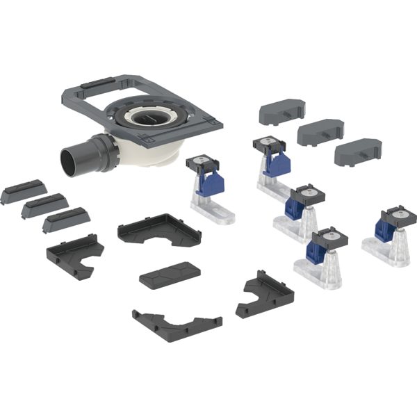 Geberit Duofix odvod za tuš kade sa pet nožica, za CleanFloor30 tuš podlogu, integrisani, visina sifona 50 mm (551.550.00.1)