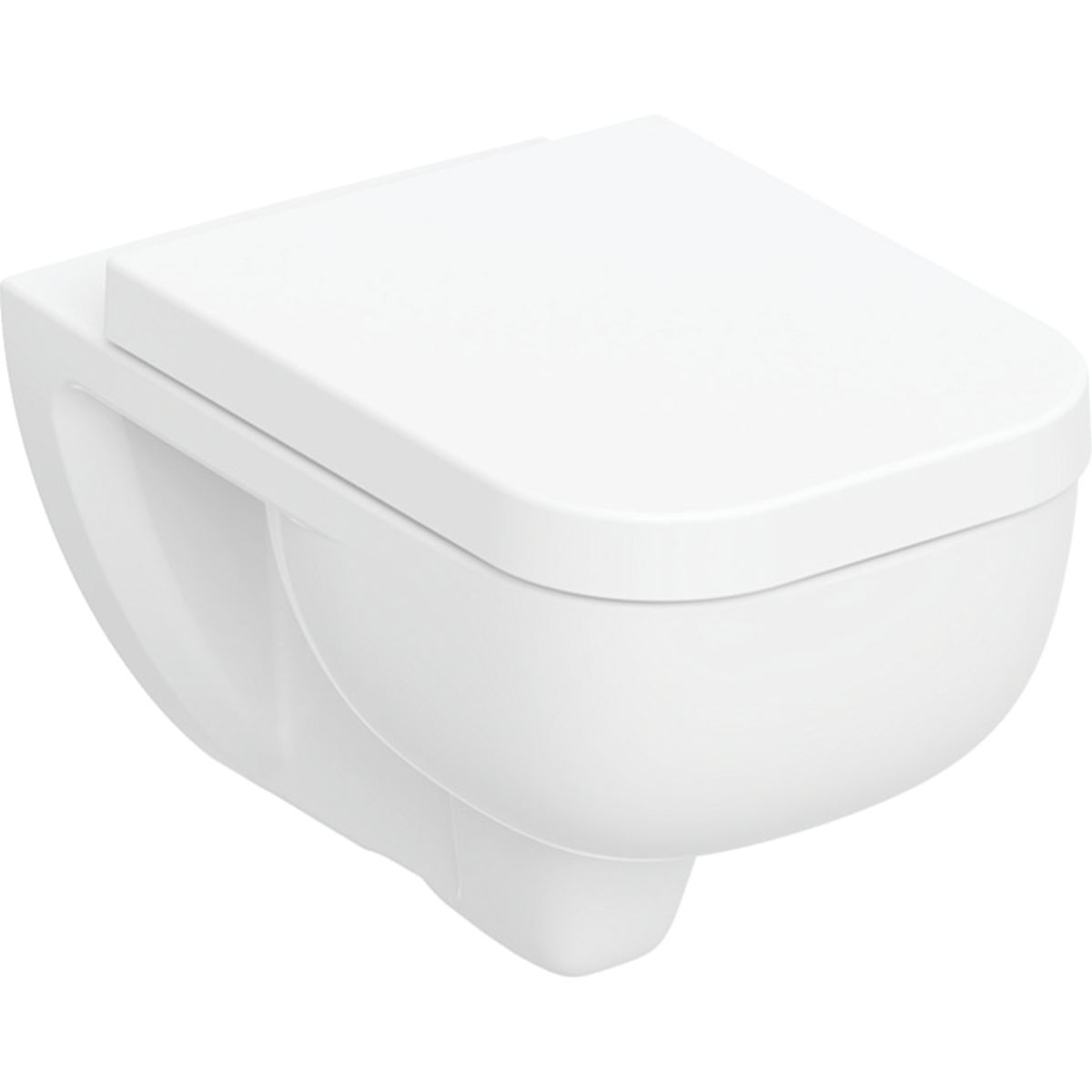 503.154.00.1 Geberit Selnova Square set konzolne WC šolje, TurboFlush, sa WC sedištem, 54 cm (503.154.00.1)